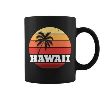 Hawaii Retro Sun Tshirt Coffee Mug - Monsterry