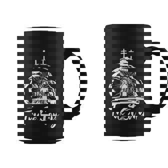 He Is Risen Cross Jesus Easter Day Christians True Story Coffee Mug - Monsterry