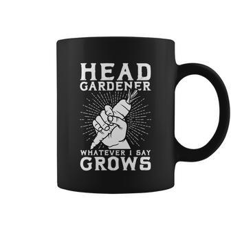 Head Gardener Funny Gardening Tshirt Coffee Mug - Monsterry CA