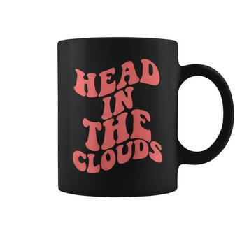 Head In The Clouds With Words On Back Coffee Mug - Thegiftio UK
