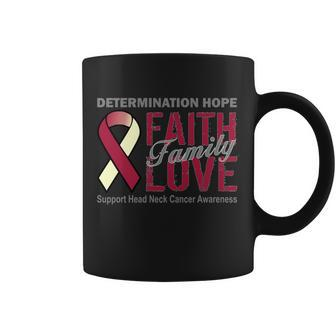Head Neck Cancer Awareness Tshirt Coffee Mug - Monsterry UK