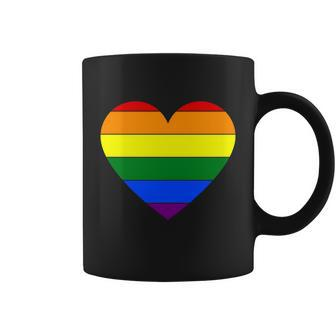Heart Lgbt Gay Pride Lesbian Bisexual Ally Quote V3 Coffee Mug - Monsterry