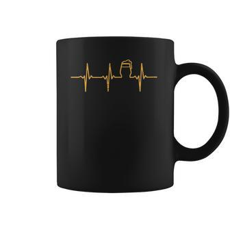 Heartbeat Beer Pint Craft Draft Homebrew Men Women Dad Gift Coffee Mug | Mazezy