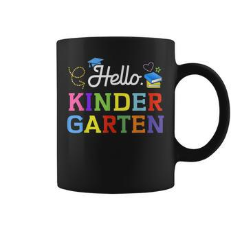 Hello 1St Day Of Kindergarten Back To School Teacher Kids Coffee Mug - Seseable