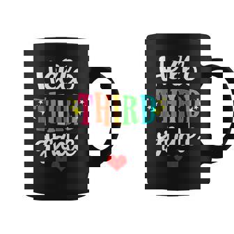 Hello 3Rd Grade Colorful Third Grade Teacher Kids Gift Coffee Mug | Seseable CA
