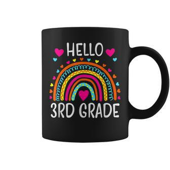 Hello 3Rd Grade Team Squad Crew Back To School Teachers Kids Coffee Mug - Seseable