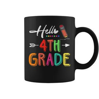 Hello 4Th Grade Team Fourth Grade Teacher Back To School Coffee Mug - Seseable