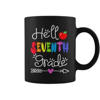 Hello 7Th Grade Teacher Kids Back To School Coffee Mug - Seseable