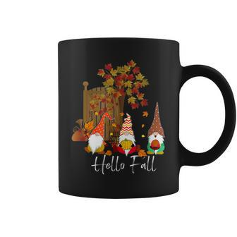 Hello Fall Gnome Thankful Pumpkin Thanksgiving Gift Coffee Mug - Thegiftio UK