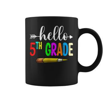 Hello Fifth Grade 5Th Grade Back To School For Boy Kids Girl Coffee Mug - Seseable