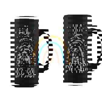 Hello Hola First Grade Spanish Teacher Kids Back To School Coffee Mug - Seseable