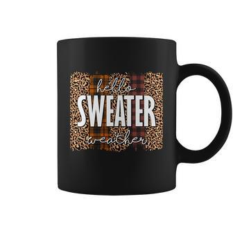 Hello Weater Weather Thanksgiving Quote Coffee Mug - Monsterry CA