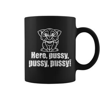 Here Pussy Pussy Pussy Cat Coffee Mug - Monsterry UK