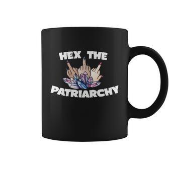 Hex The Patriarchy Gift Middle Fingers Up Feminist Coffee Mug - Monsterry DE