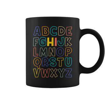 Hi Alphabet Pre K Kindergarten Teachers Back To School Coffee Mug - Thegiftio UK