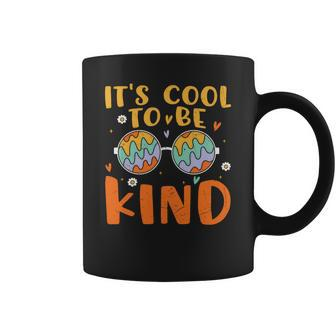 Hippie It_S Cool To Be Kind Colorful Glass Design Coffee Mug - Seseable