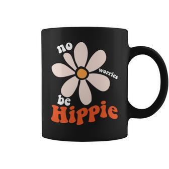 Hippie No Worries Be Hippie Cute Design Coffee Mug - Seseable