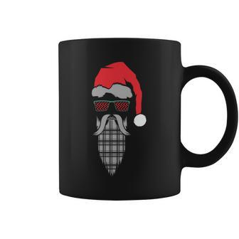 Hipster Santa Claus Tshirt Coffee Mug - Monsterry