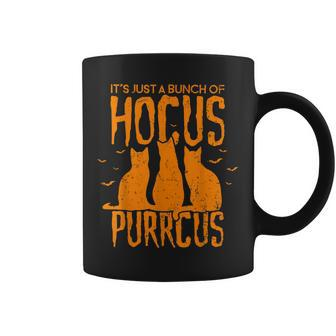 Hocus Purrcus Pocus Halloween Witch Cats Funny Parody V2 Coffee Mug - Thegiftio UK