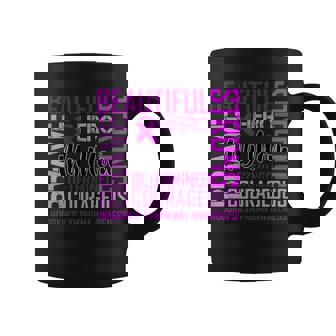 Hodgkins Lymphoma Awareness For My Mom Graphic Design Printed Casual Daily Basic Coffee Mug - Thegiftio