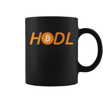 Hodl Bitcoin Logo Tshirt Coffee Mug - Monsterry CA