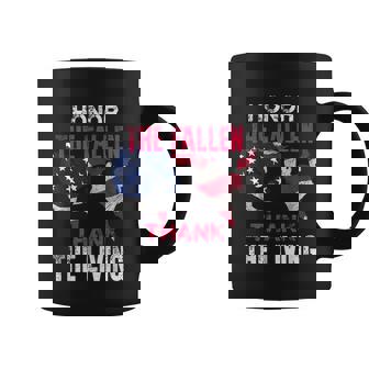 Honor The Fallen Veteran Themed Military Support Graphic Design Printed Casual Daily Basic Coffee Mug - Thegiftio