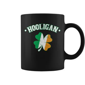 Hooligan Shamrock Ireland Flag Coffee Mug - Monsterry AU