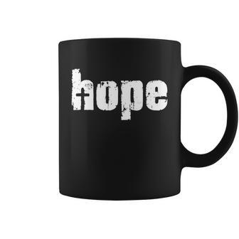 Hope Cross Christianity Graphic Design Printed Casual Daily Basic Coffee Mug - Thegiftio UK