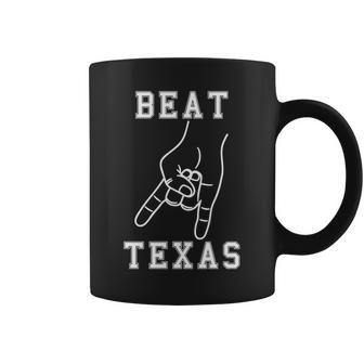 Horns Down Beat Texas Football Coffee Mug - Monsterry UK