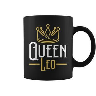 Horoscope Queen Leo Symbol Zodiac Sign Personality Birthday Coffee Mug - Seseable