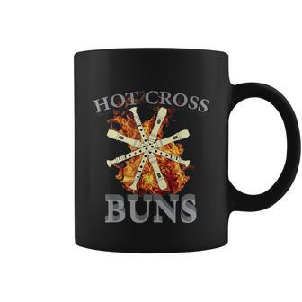 Hot Cross Buns Funny Trendy Hot Cross Buns Graphic Design Printed Casual Daily Basic Coffee Mug - Thegiftio UK