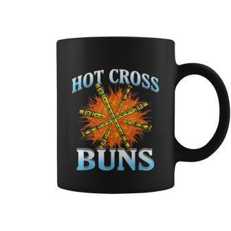 Hot Cross Buns Funny Trendy Hot Cross Buns Graphic Design Printed Casual Daily Basic V3 Coffee Mug - Thegiftio UK