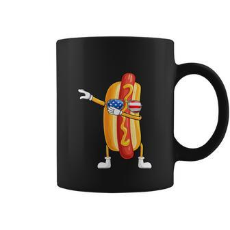 Hot Dog July 4Th Funny Dabbing Hotdog Coffee Mug - Monsterry