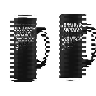 How Many Guns Is Too Many Coffee Mug | Seseable UK