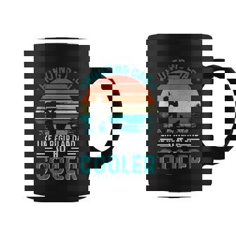 Hunting Dad Cooler Papa Hunter Fathers Day Quote Vintage Graphic Design Printed Casual Daily Basic Coffee Mug - Thegiftio UK