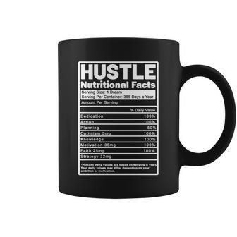 Hustle Nutrition Facts Values Tshirt Coffee Mug - Monsterry CA