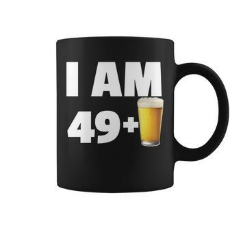 I Am 49 Plus Beer 50Th Birthday Tshirt Coffee Mug - Monsterry
