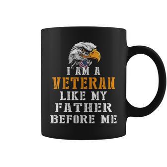 I Am A Veteran Like My Father Before Me V2 Coffee Mug - Monsterry