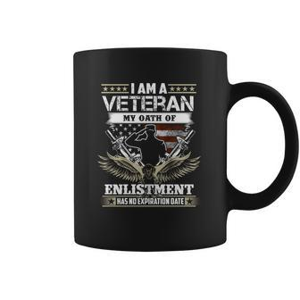 I Am A Veteran My Oath Enlistment Has No Expiration Date Graphic Design Printed Casual Daily Basic V2 Coffee Mug - Thegiftio UK