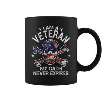 I Am A Veteran My Oath Never Expires Graphic Design Printed Casual Daily Basic Coffee Mug - Thegiftio UK