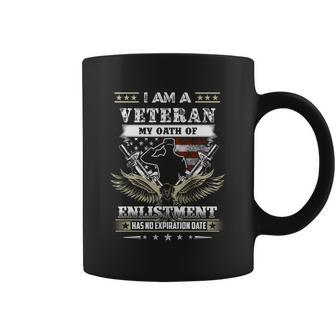 I Am A Veteran My Oath Of Enlistment Has No Expiration Date Graphic Design Printed Casual Daily Basic V4 Coffee Mug - Thegiftio UK