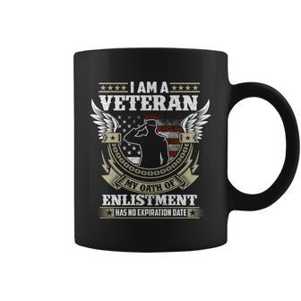 I Am A Veteran My Oath Of Enlistment Has No Expiration Graphic Design Printed Casual Daily Basic V3 Coffee Mug - Thegiftio UK