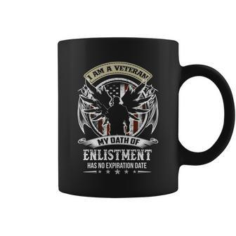 I Am A Veteran My Oath Of Enlistment Has No Expiration Graphic Design Printed Casual Daily Basic V7 Coffee Mug - Thegiftio UK