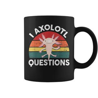 I Axolotl Questions Retro 90S Axolotl- Anime Lover Coffee Mug - Thegiftio UK