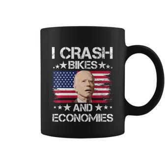 I Crash Bikes And Economies Shirt Funny Anti Joe Biden Coffee Mug - Monsterry AU
