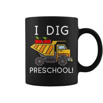I Dig Preschool Student Teacher Construction Back To School Coffee Mug - Thegiftio UK