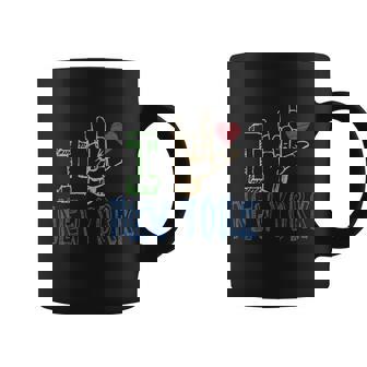 I Do Love New York Ny Asl For New York Lovers Coffee Mug - Thegiftio
