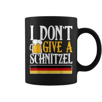 I Dont Give A Schnitzel German Beer Wurst Funny Oktoberfest Coffee Mug - Thegiftio UK