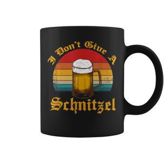 I Dont Give A Schnitzel Vintage Oktoberfest Party Coffee Mug - Thegiftio UK