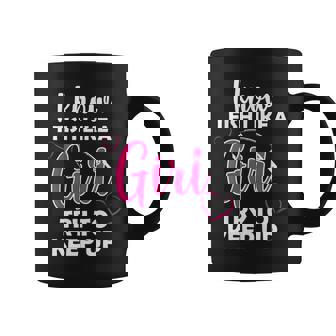 I Fish Like A Girl Try To Keep Up Graphic Design Printed Casual Daily Basic Coffee Mug - Thegiftio UK